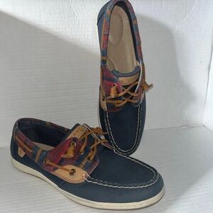 Sperry Multicolor Flats with Tan Accents